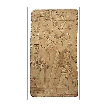 Relieve ofrenda a la diosa Maat 97 x 52 cm